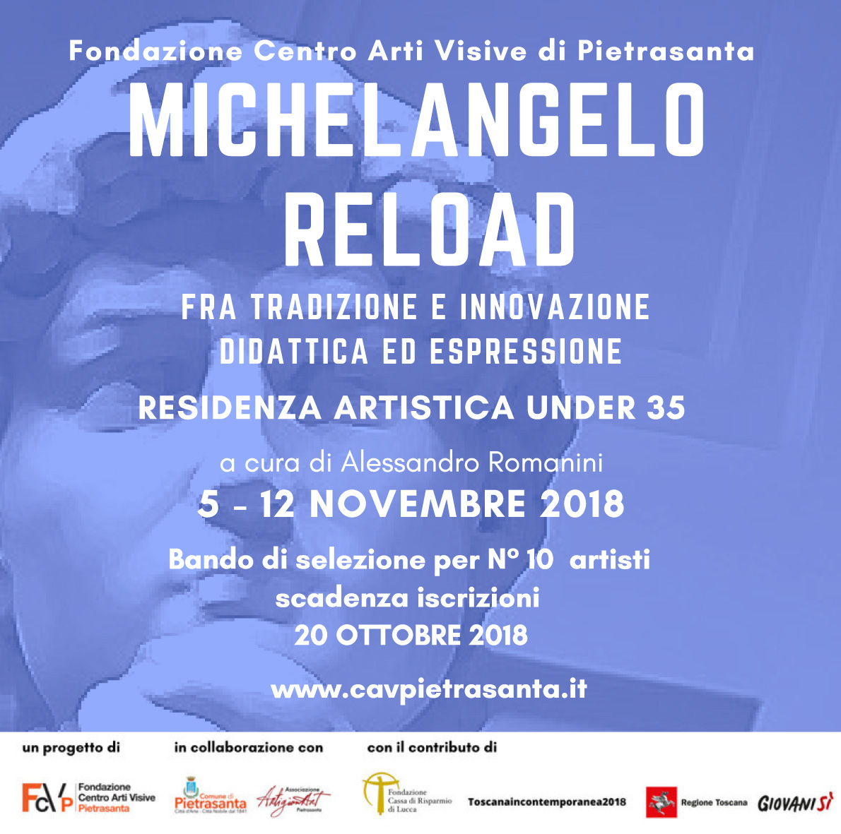 Michelangelo Reload – Residenza artistica (5-12 novembre)